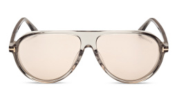 TOM FORD Marcus Pilot Sunglasses in Shiny Light Green – Product Photo 1