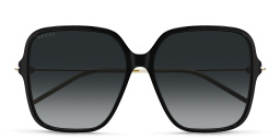 GUCCI Oversized Square Sunglasses in Black – Product Photo 1