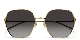 نظارات شمسية غير منتظمة من غوتشي بلون ذهبي - صورة المنتج 1