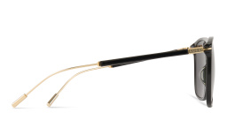 Shop GUCCI Logo Square Sunglasses in Black online.