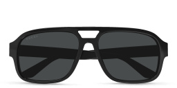 Shop GUCCI Aviator Sunglasses in Black online.
