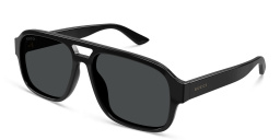 Shop GUCCI Aviator Sunglasses in Black online.