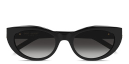 SAINT LAURENT Cat-Eye Sunglasses in Black – Product Photo 1
