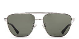 BOTTEGA VENETA Aviator Sunglasses in Silver – Product Photo 1