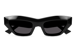 BOTTEGA VENETA Cat-Eye Sunglasses in Black – Product Photo 1