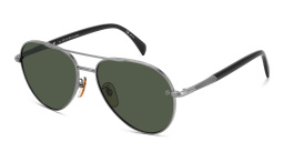 DAVID BECKHAM Pilot Sunglasses in Dark Ruthenium Black – Product Photo 2