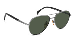 DAVID BECKHAM Pilot Sunglasses in Dark Ruthenium Black – Product Photo 3