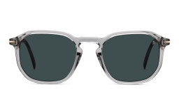 Shop DAVID BECKHAM Irregular Sunglasses in Grey online.