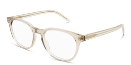 SAINT LAURENT Round Eyeglasses in Nude – Product Photo 2