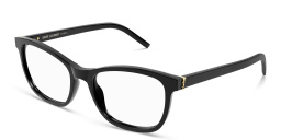 Shop SAINT LAURENT Cat-Eye Eyeglasses in Black online.