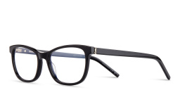 Shop SAINT LAURENT Cat-Eye Eyeglasses in Black online.