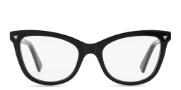 Shop BOTTEGA VENETA Cat-Eye Eyeglasses in Black online.