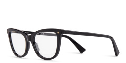 Shop BOTTEGA VENETA Cat-Eye Eyeglasses in Black online.