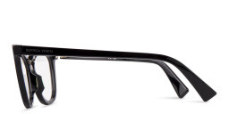 Shop BOTTEGA VENETA Cat-Eye Eyeglasses in Black online.