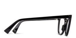 Shop BOTTEGA VENETA Cat-Eye Eyeglasses in Black online.