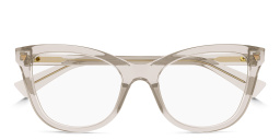 Shop BOTTEGA VENETA Cat-Eye Eyeglasses in Nude online.