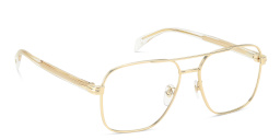 DAVID BECKHAM Square Eyeglasses in Gold Crystal – Product Photo 3