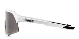 Shop 100 % S3 Half-Rim Irregular Sunglasses in White online.