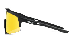 100 % Speedcraft Half-Rim Irregular Sunglasses in Black – Product Photo 3