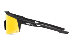 Shop 100 % Speedcraft SL Half-Rim Irregular Sunglasses in Black online.