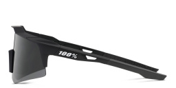 Shop 100 % Speedcraft XS Half-Rim Irregular Sunglasses in Black online.