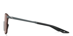 Shop 100 % Unisex Rimless Square Sunglasses in Grey online.