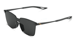 Shop 100 % Unisex Rimless Square Sunglasses in Black online.