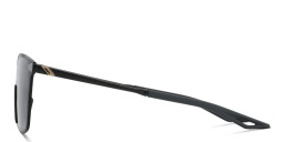 Shop 100 % Unisex Rimless Square Sunglasses in Black online.