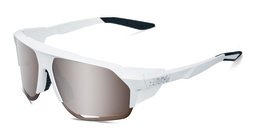 Shop 100 % Norvik Unisex Half-Rim Square Sunglasses in White online.