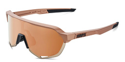 Shop 100 % S2 Unisex Half-Rim Rectangle Sunglasses in Havana online.