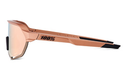 Shop 100 % S2 Unisex Half-Rim Rectangle Sunglasses in Havana online.