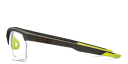 Shop 100 % Speedcoupe Unisex Half-Rim Square Sunglasses in Grey online.