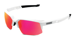Shop 100 % Speedcoupe Unisex Half-Rim Square Sunglasses in White online.