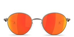 Shop Oakley Terrigal Round Sunglasses in Silver online.