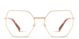 MIU MIU Wide Irregular Eyeglasses in Rose Gold – Product Photo 1