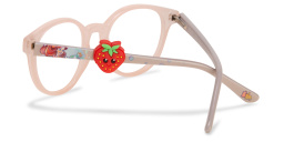 Shop BLINX Kids Rubber Strawberry Charm in Red online.