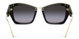 Shop MIU MIU Cat-Eye Sunglasses in Black online.