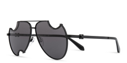 Shop OFF WHITE Dallas Unisex Aviator Sunglasses in Black online.