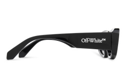 Shop OFF WHITE Austin Unisex Oval Sunglasses in Black online.