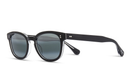 Maui Jim Cheetah 5 Round Sunglasses in Black – Product Photo 4