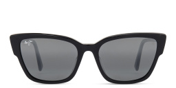 Shop Maui Jim Kou Cat-Eye Sunglasses in Black online.