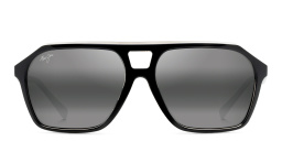 Maui Jim Wedges Aviator Sunglasses in Black – Product Photo 1