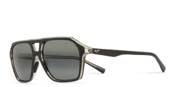Maui Jim Wedges Aviator Sunglasses in Black – Product Photo 2
