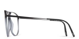 Shop Silhouette Wide Aviator Eyeglasses in Grey online.