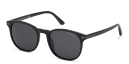 Shop TOM FORD Round Sunglasses in Black online.