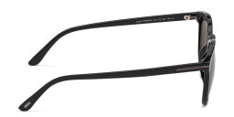 Shop TOM FORD Round Sunglasses in Black online.