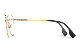 Shop BURBERRY Panthos Eyeglasses in Black online.
