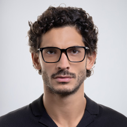 تسوق نظارات طبية مربّعة واسعة بربري بلون أسود أونلاين.