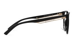 Shop BVLGARI B.Zero1 Square Eyeglasses in Black online.