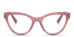 Shop Dolce & Gabbana Butterfly Eyeglasses in Fleur Pink online.